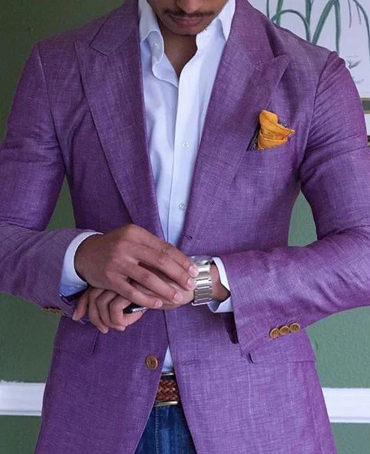 Image of Ken | Men's Slim Fit Notch Lapel Jacket