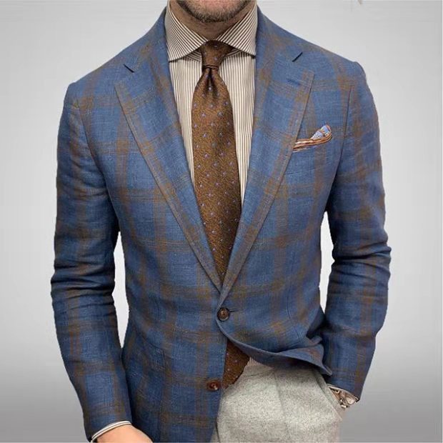 Image of Ken | Men's Slim Fit Notch Lapel Jacket