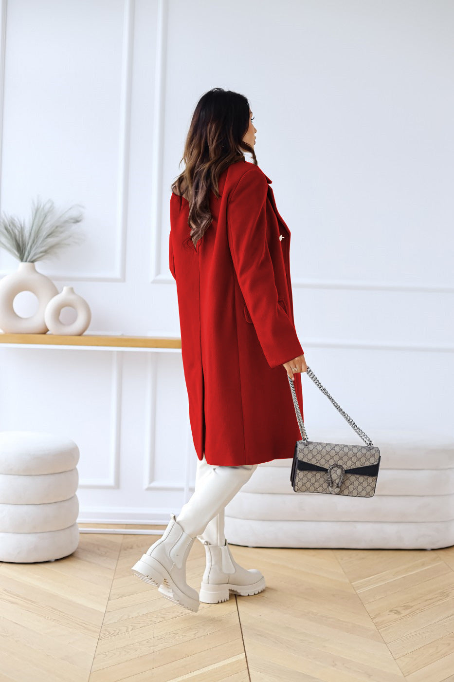 Image of Kendra | Women's Double-Breasted Coat