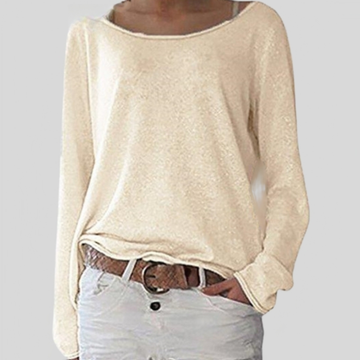 Image of Kendra | Women's Relaxed Fit Long Sleeve Sweater
