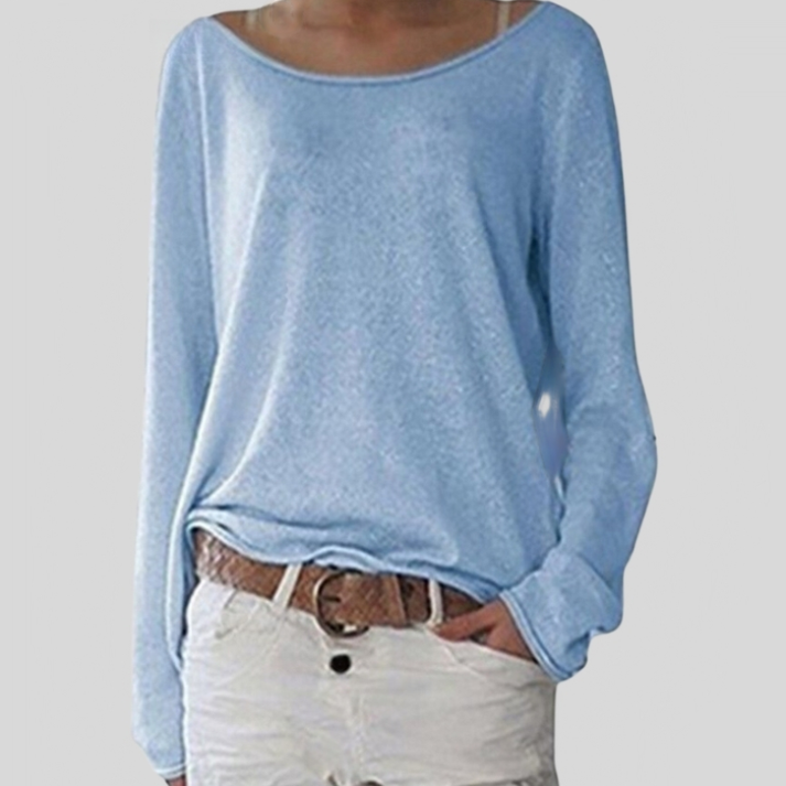Image of Kendra | Women's Relaxed Fit Long Sleeve Sweater
