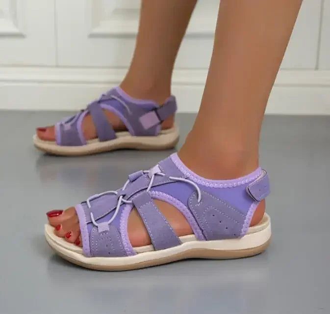 Image of Kiara | Women's Open Toe Adjustable Strap Sandals