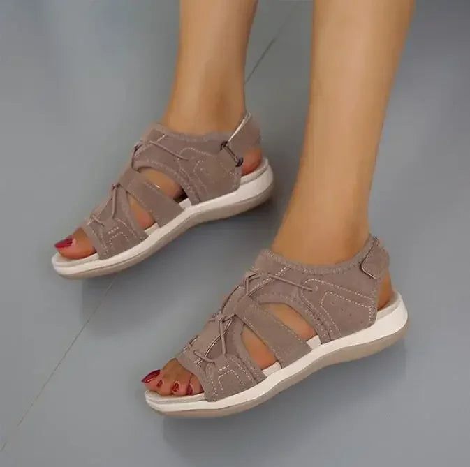 Image of Kiara | Women's Open Toe Adjustable Strap Sandals