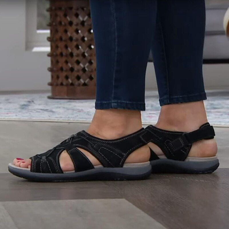 Image of Kiara | Women's Open Toe Adjustable Strap Sandals