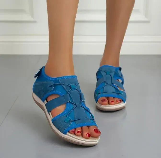 Image of Kiara | Women's Open Toe Adjustable Strap Sandals
