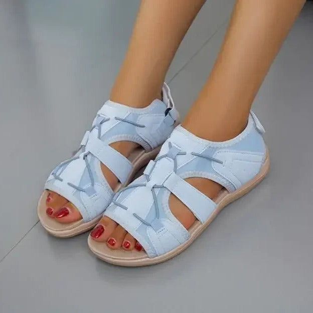 Image of Kiara | Women's Open Toe Adjustable Strap Sandals
