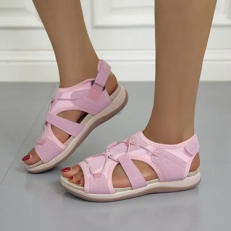 Image of Kiara | Women's Open Toe Adjustable Strap Sandals