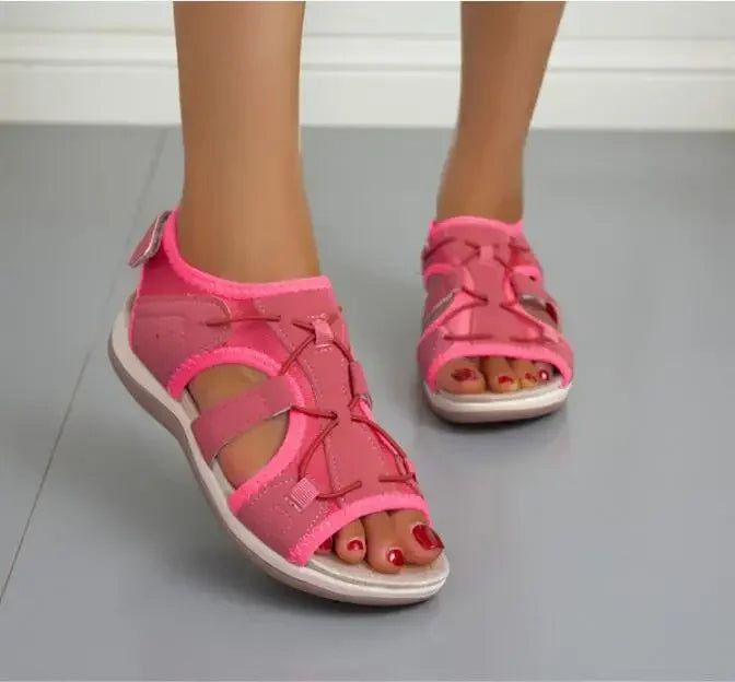 Image of Kiara | Women's Open Toe Adjustable Strap Sandals