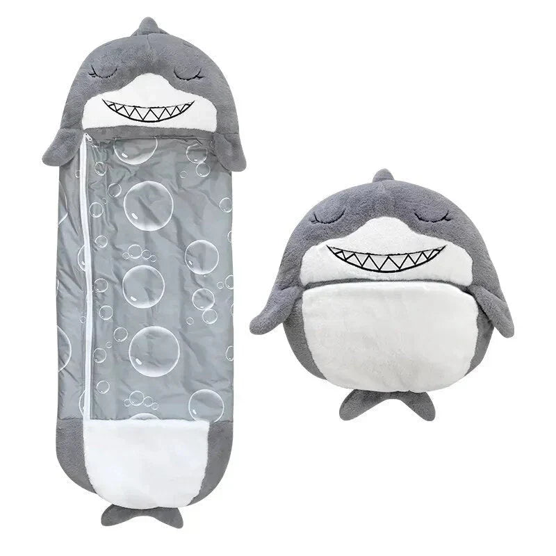 Kids' 2-in-1 Sleeping Bag & Cuddle Toy