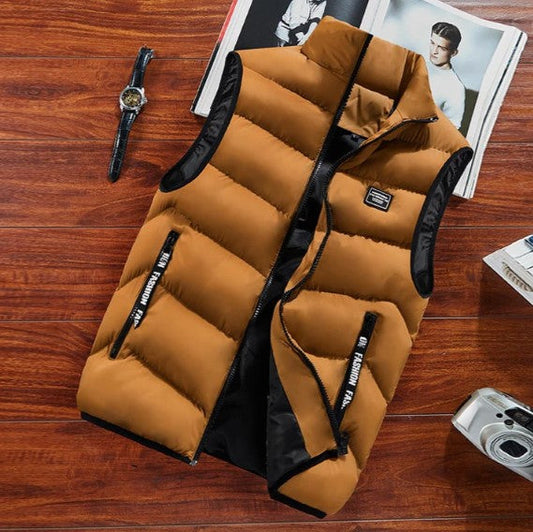 Image of Kieran | Men's Puffer Zip Up Vest