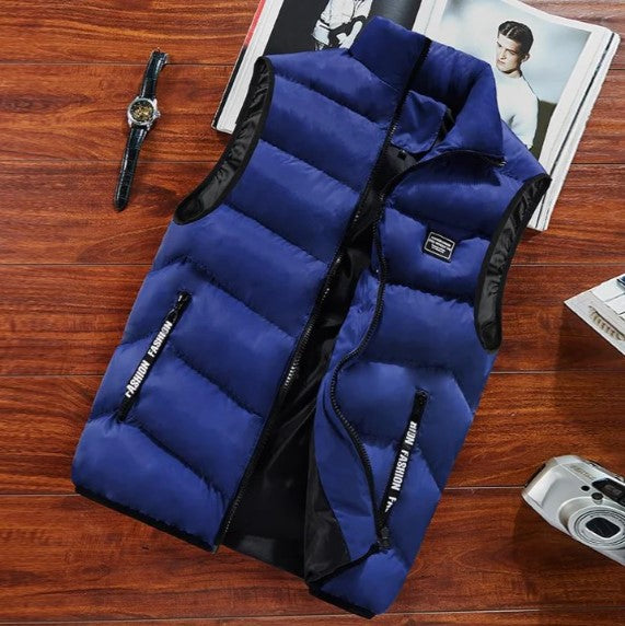Image of Kieran | Men's Puffer Zip Up Vest