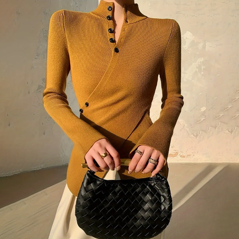 Image of Kim | Women's Wrap Long Sleeve Sweater