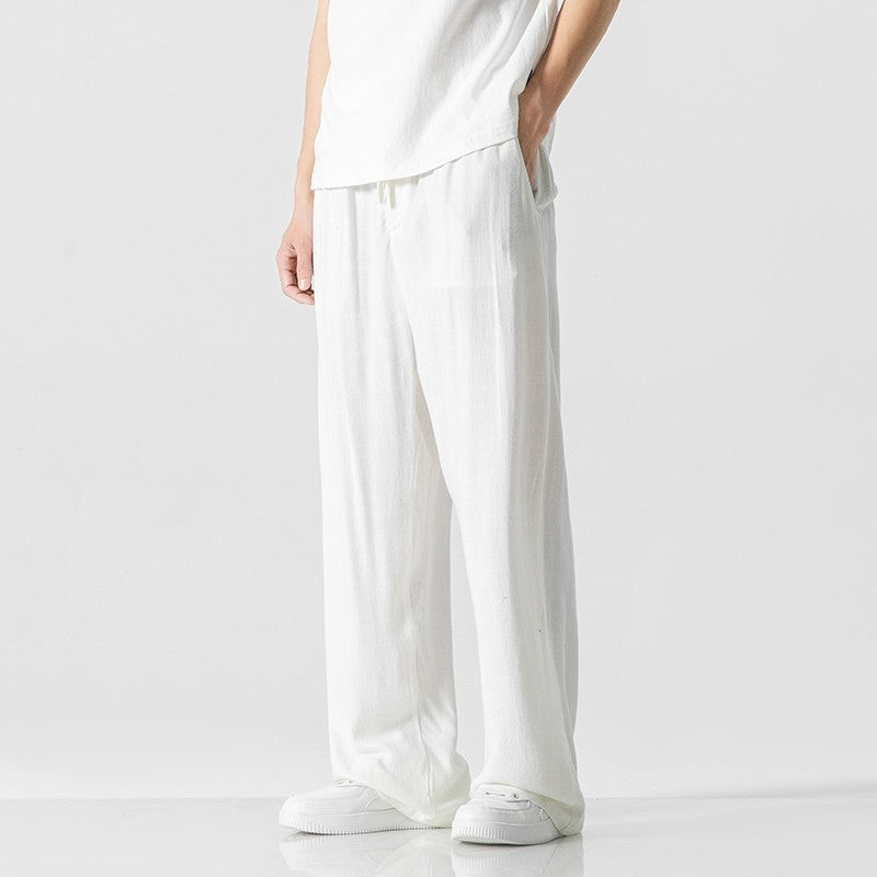Image of Kirk | Men's Wide Leg Drawstring Pants