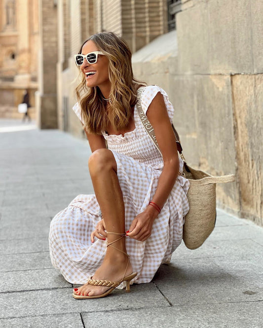 Image of Krista | Women's Sleeveless Tiered Maxi Dress
