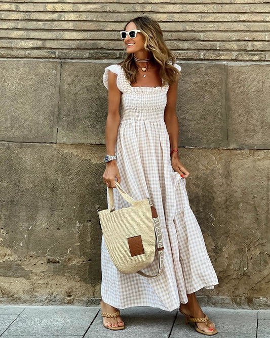 Image of Krista | Women's Sleeveless Tiered Maxi Dress