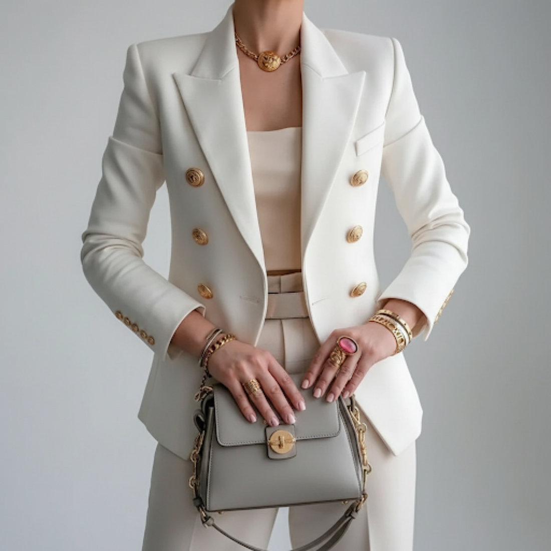 Image of Kristen | Women's Double-Breasted Fitted Blazer