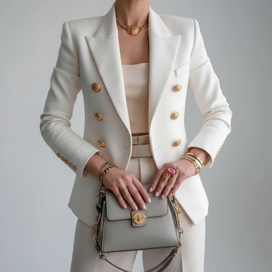 Image of Kristen | Women's Double-Breasted Fitted Blazer