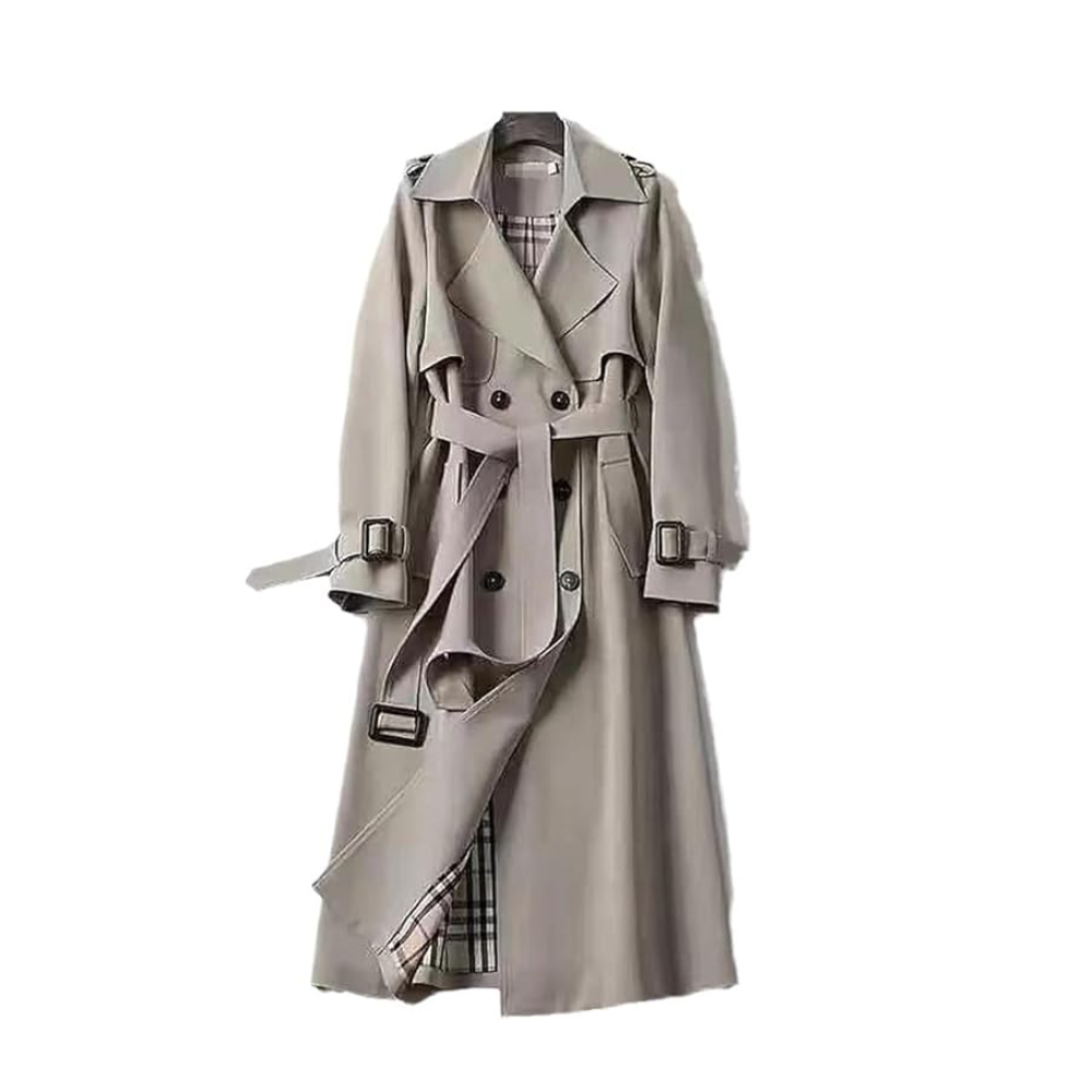 Image of Kristin | Women's Belted Long Trench Coat