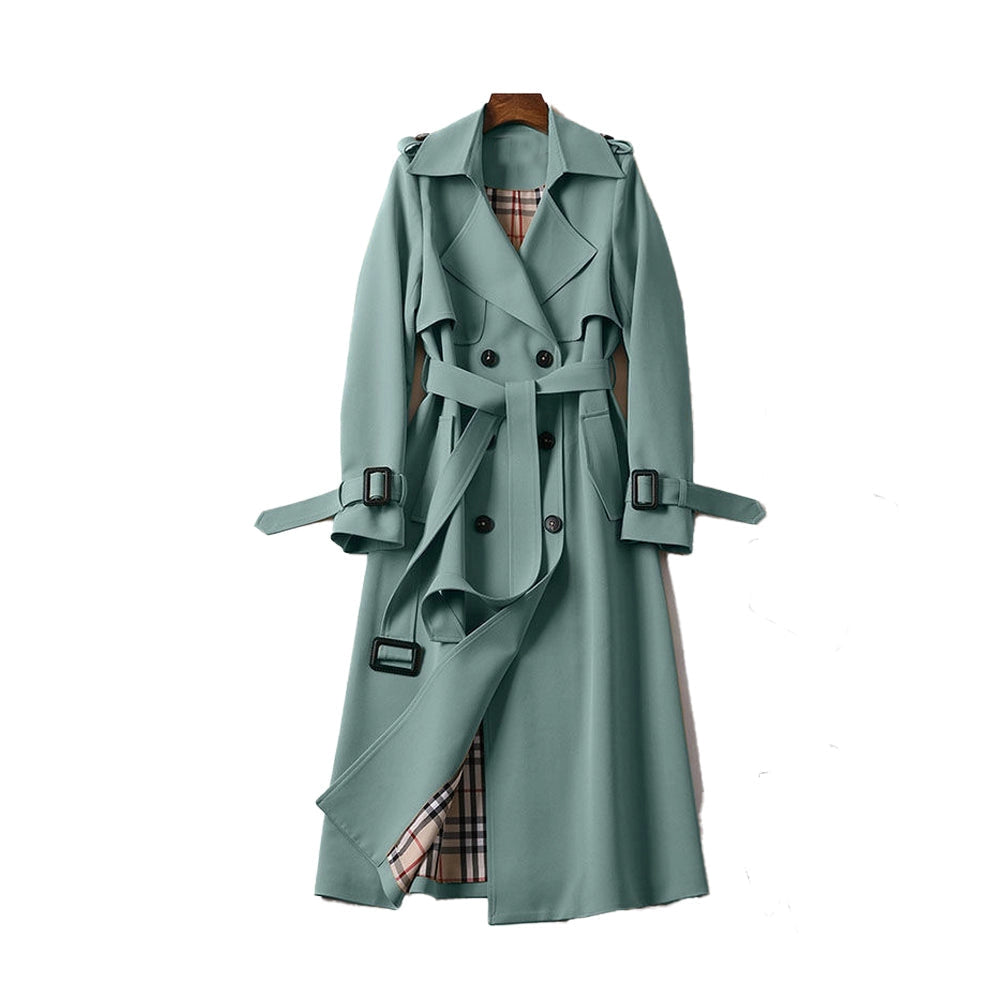 Image of Kristin | Women's Belted Long Trench Coat