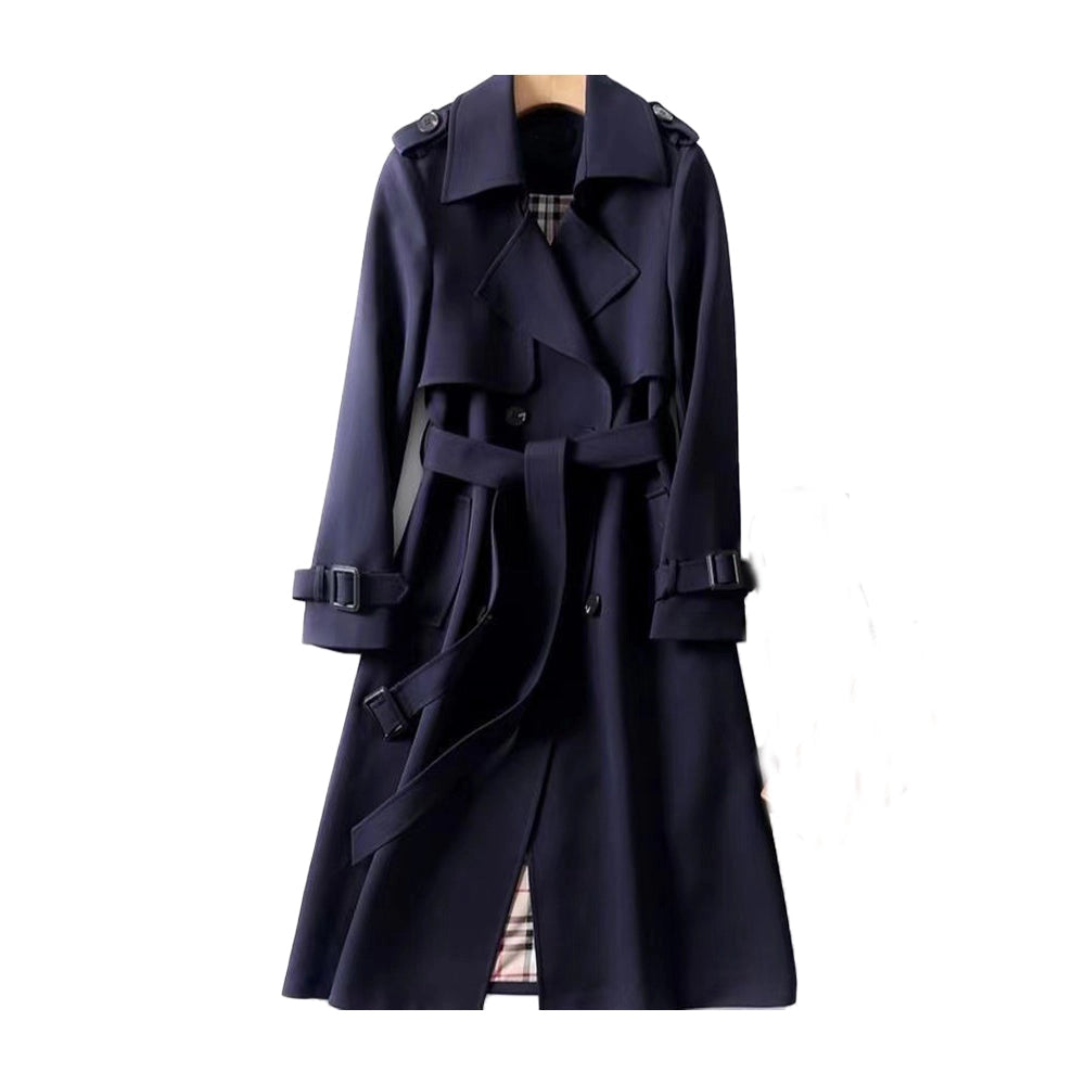 Image of Kristin | Women's Belted Long Trench Coat