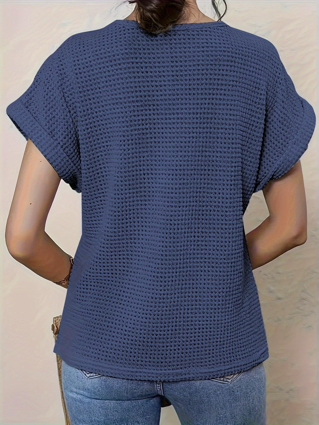 Image of Kristin | Women's Lace Short Sleeve Casual Top