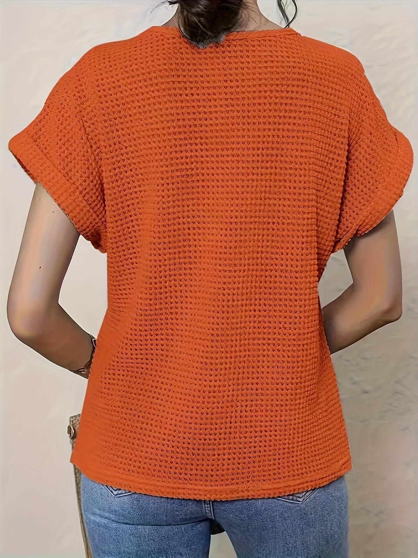 Image of Kristin | Women's Lace Short Sleeve Casual Top