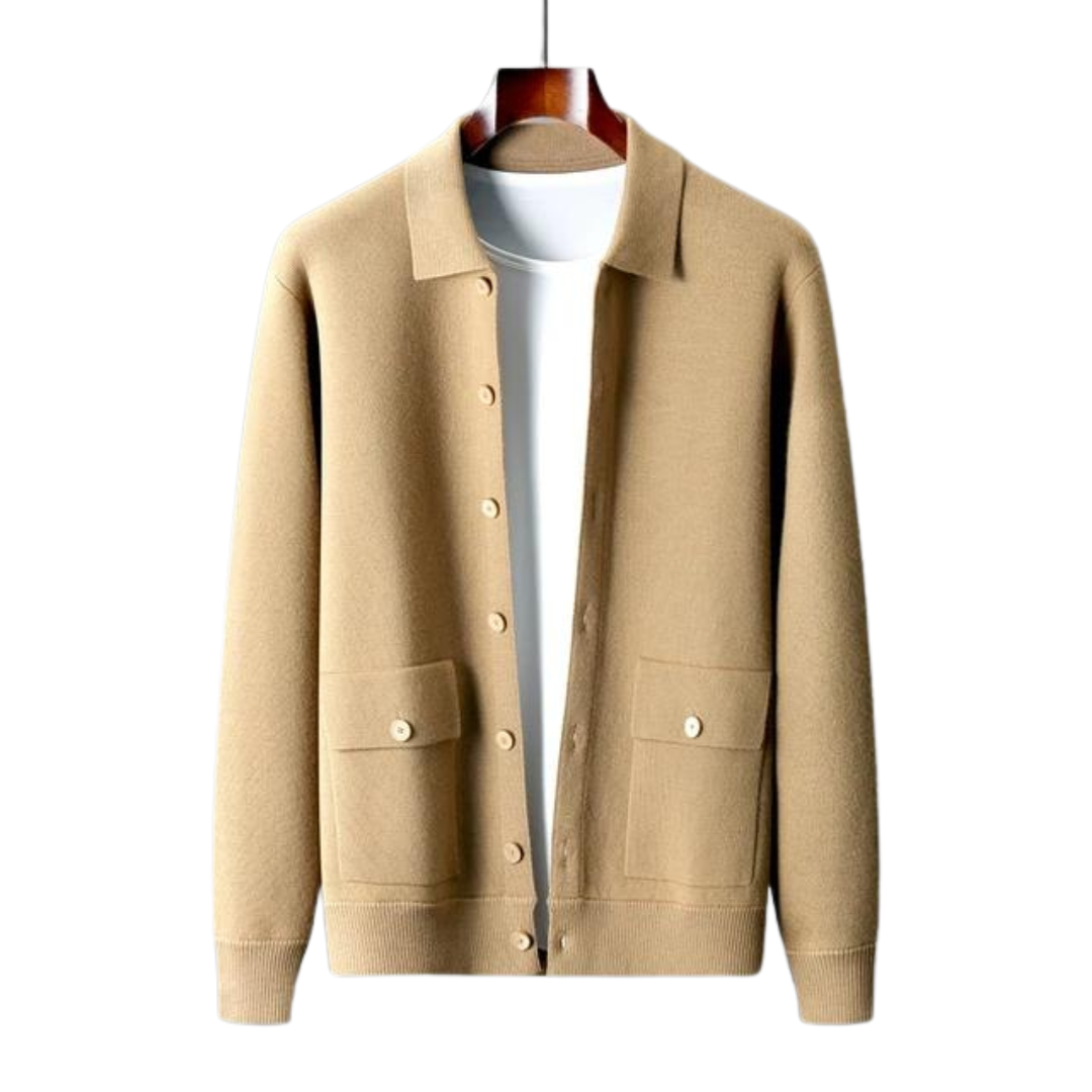 Image of Kurt | Men's Button-Down Knit Cardigan