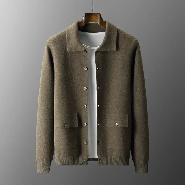 Image of Kurt | Men's Button-Down Knit Cardigan