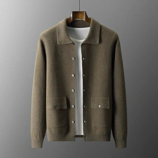 Image of Kurt | Men's Button-Down Knit Cardigan