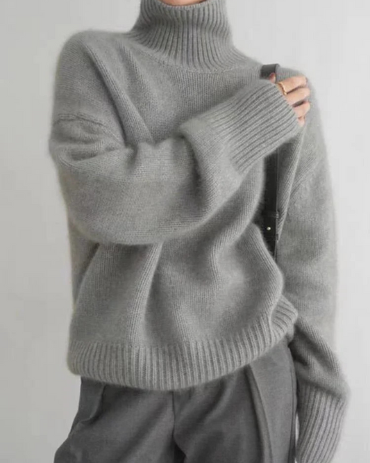 Image of Kylie | Women's Oversized Turtleneck Sweater
