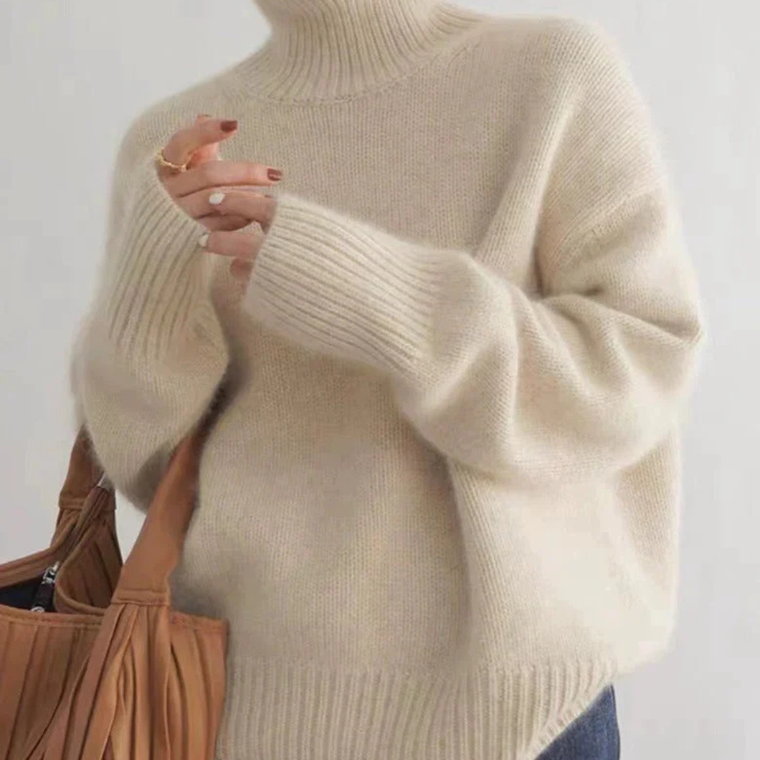Image of Kylie | Women's Oversized Turtleneck Sweater