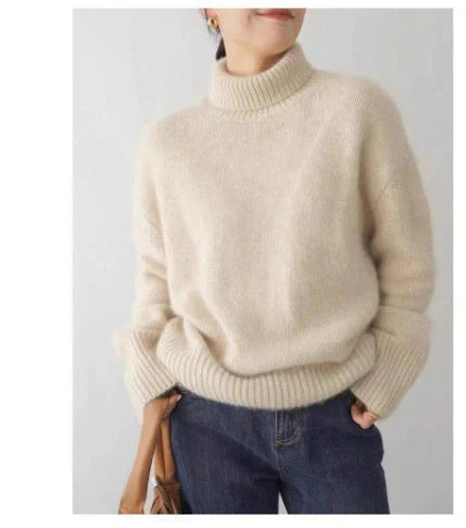 Image of Kylie | Women's Oversized Turtleneck Sweater