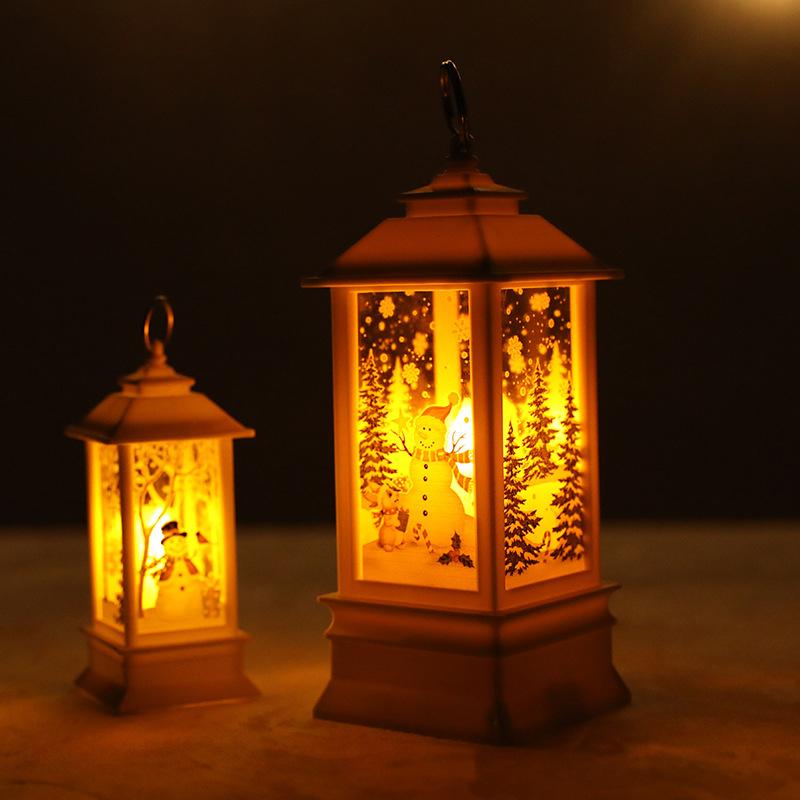 LED Lighted Rotating Christmas Lantern