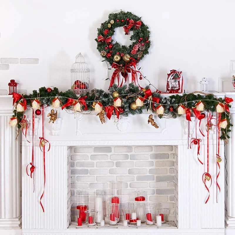 LED Wooden Christmas Houses