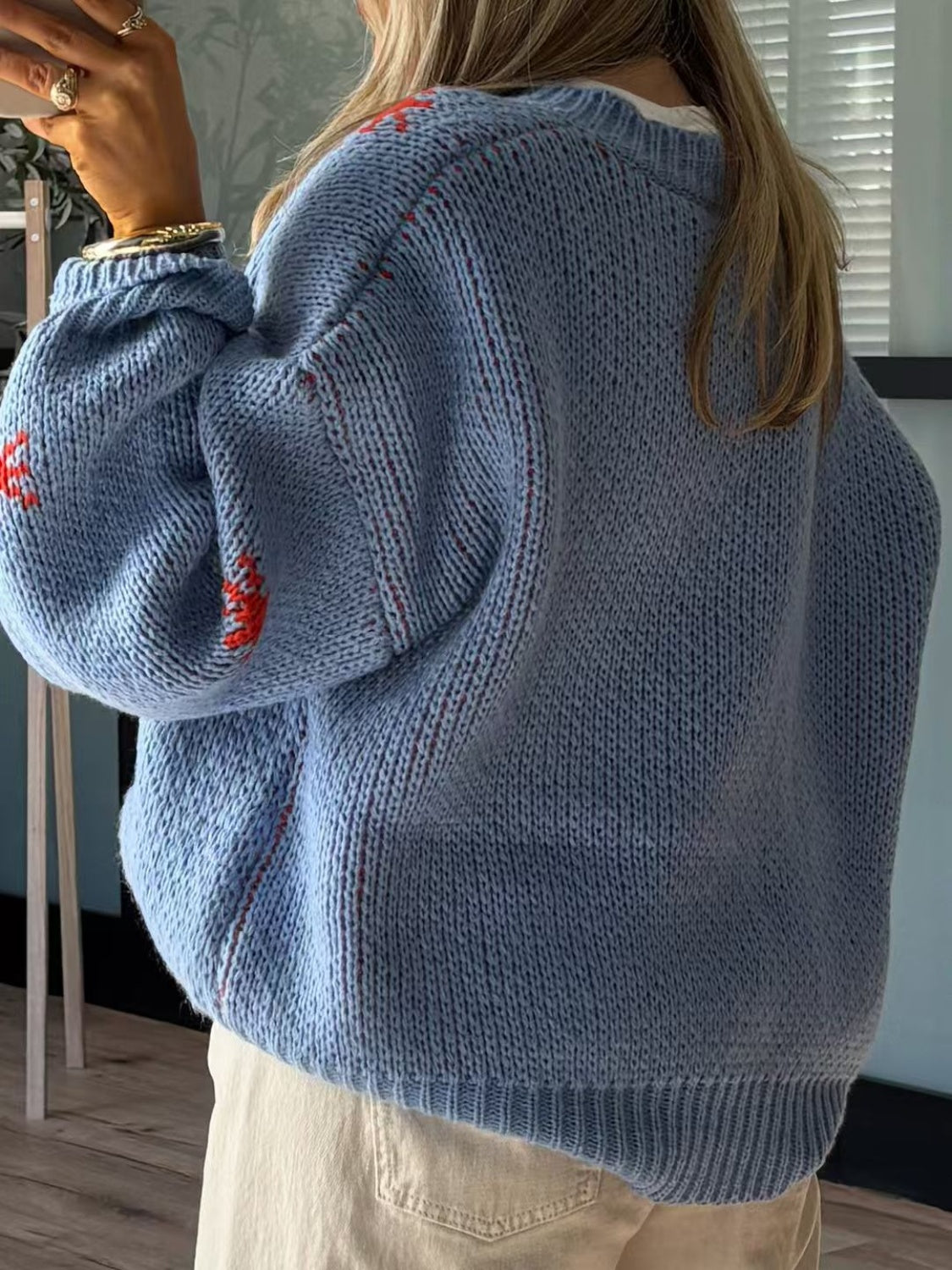 Image of Leila | Women's Oversized Graphic Sweater