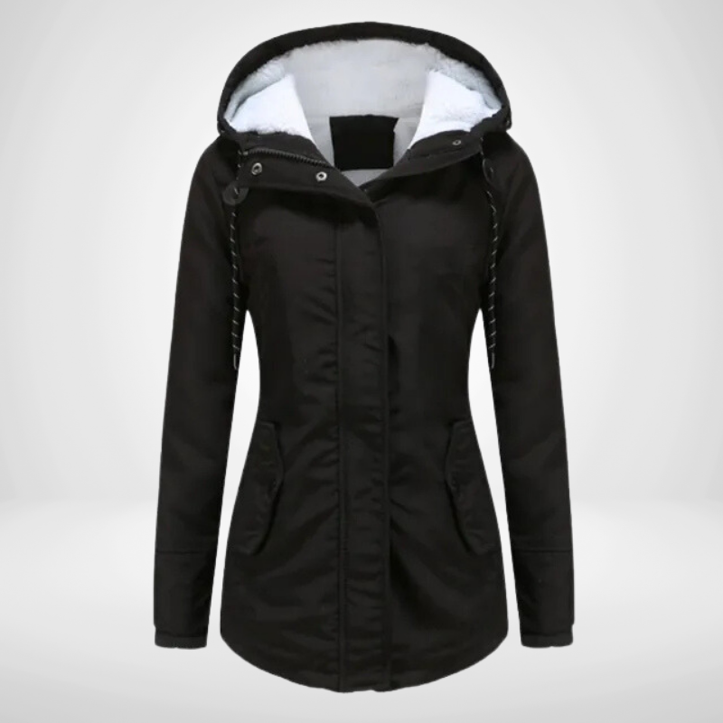Image of Lena | Women's Hooded Fleece Lined Jacket
