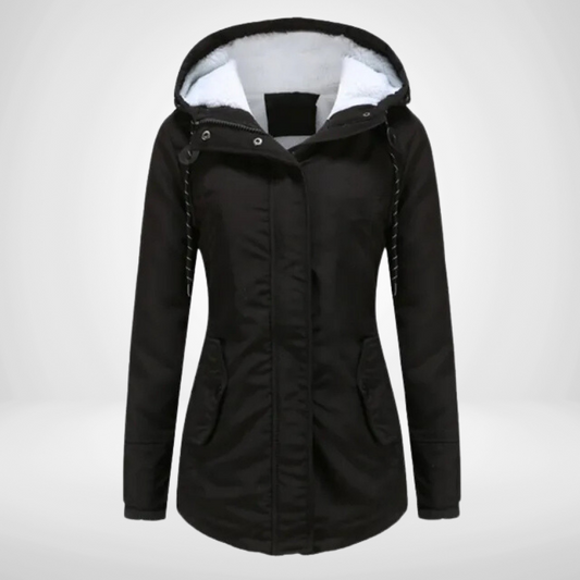 Image of Lena | Women's Hooded Fleece Lined Jacket