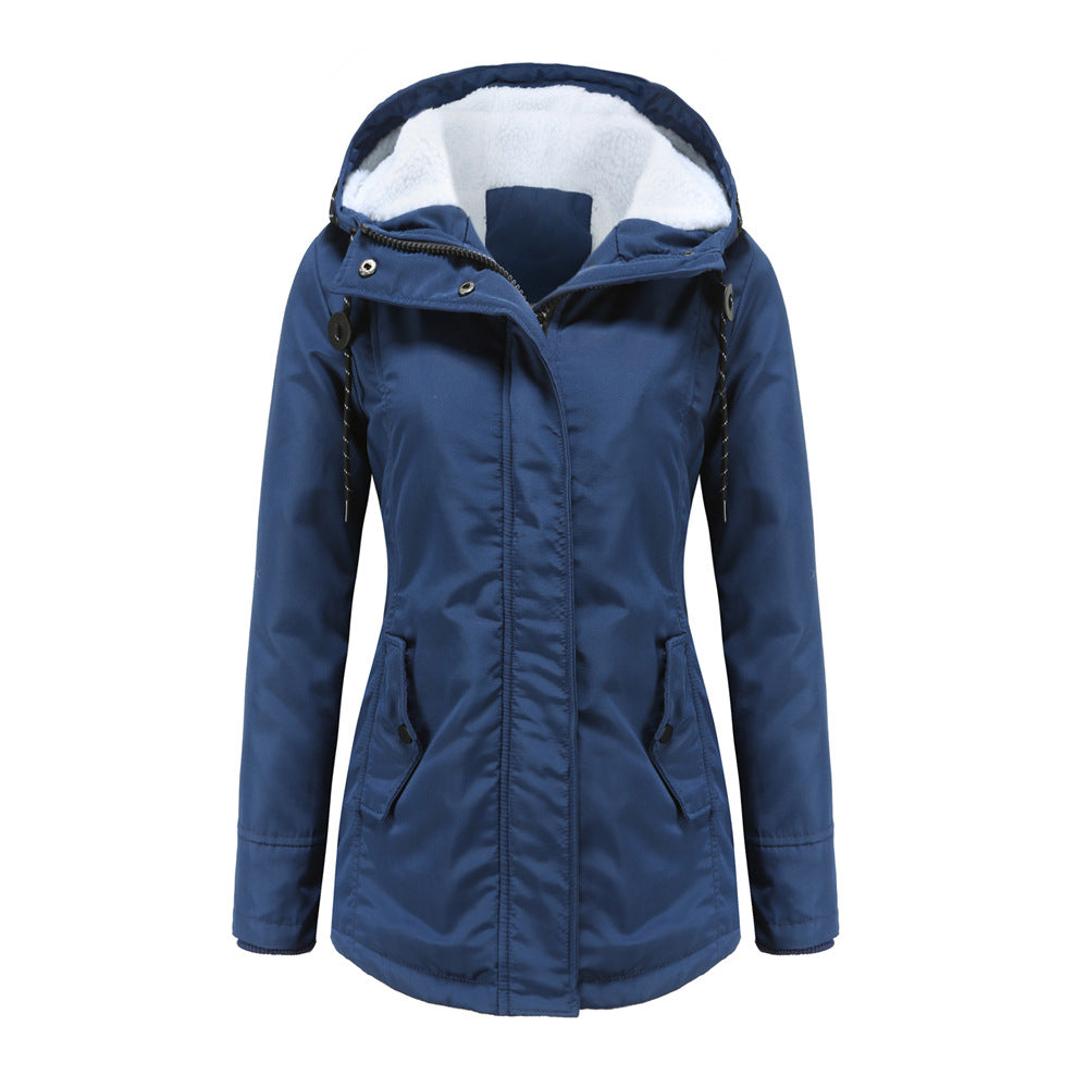 Image of Lena | Women's Hooded Fleece Lined Jacket