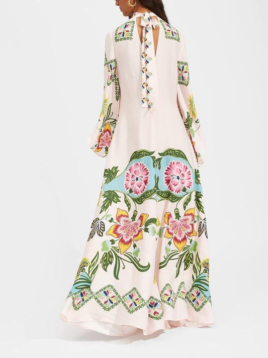 Image of Leslie | Women's Long Sleeve Floral Maxi Dress
