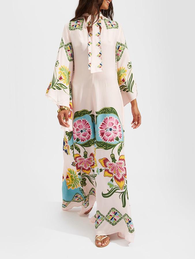 Image of Leslie | Women's Long Sleeve Floral Maxi Dress