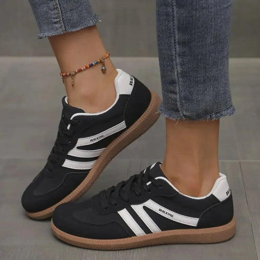 Leslie | Women's Low Top Lace-Up Sneakers - Image 1