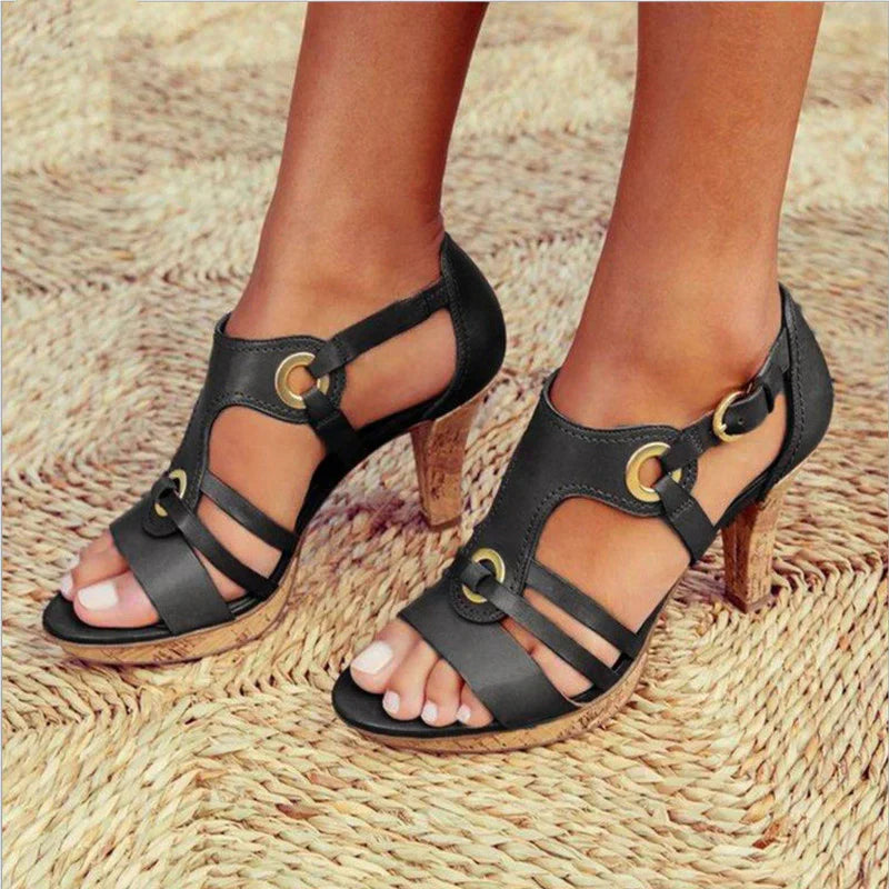 Image of Lexi | Women's Heeled Strappy Sandals