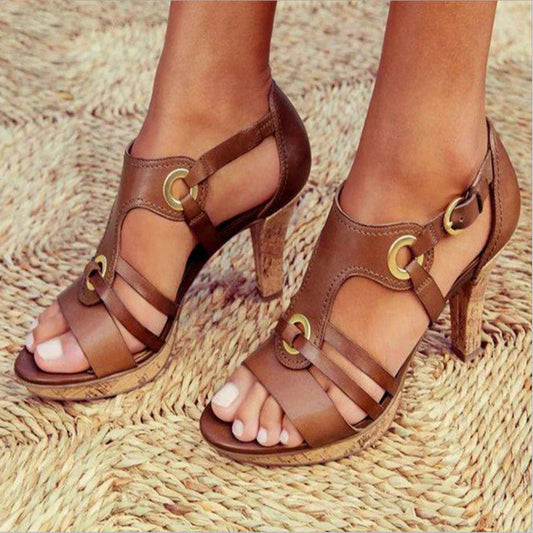 Image of Lexi | Women's Heeled Strappy Sandals