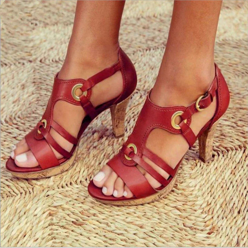 Image of Lexi | Women's Heeled Strappy Sandals