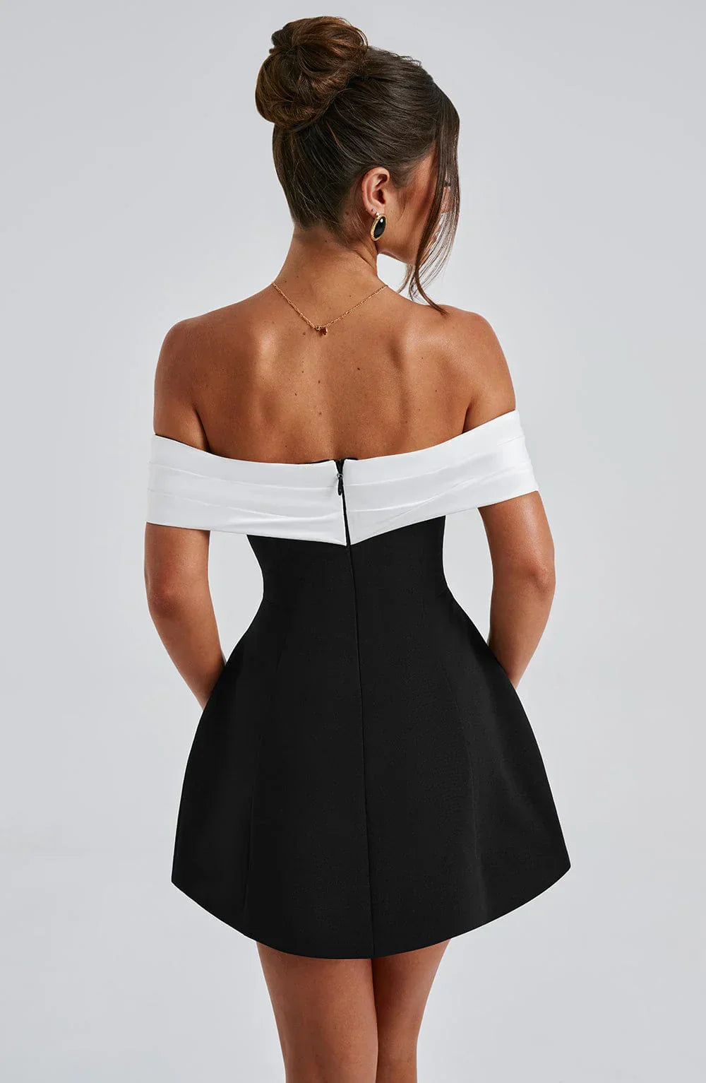Image of Libby | Women's Off-Shoulder A-Line Mini Dress