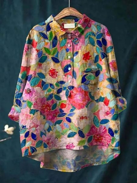 Lightweight Floral Blouse | Ideal for Autumn