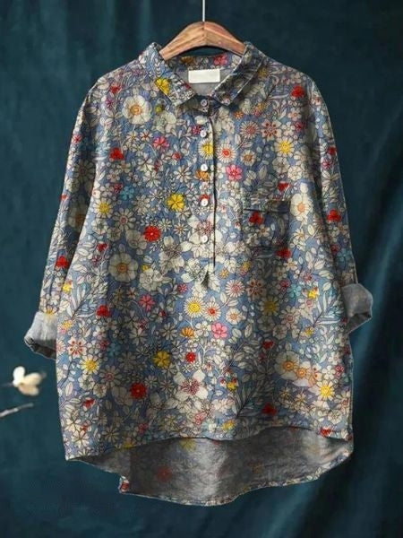 Lightweight Floral Blouse | Ideal for Autumn