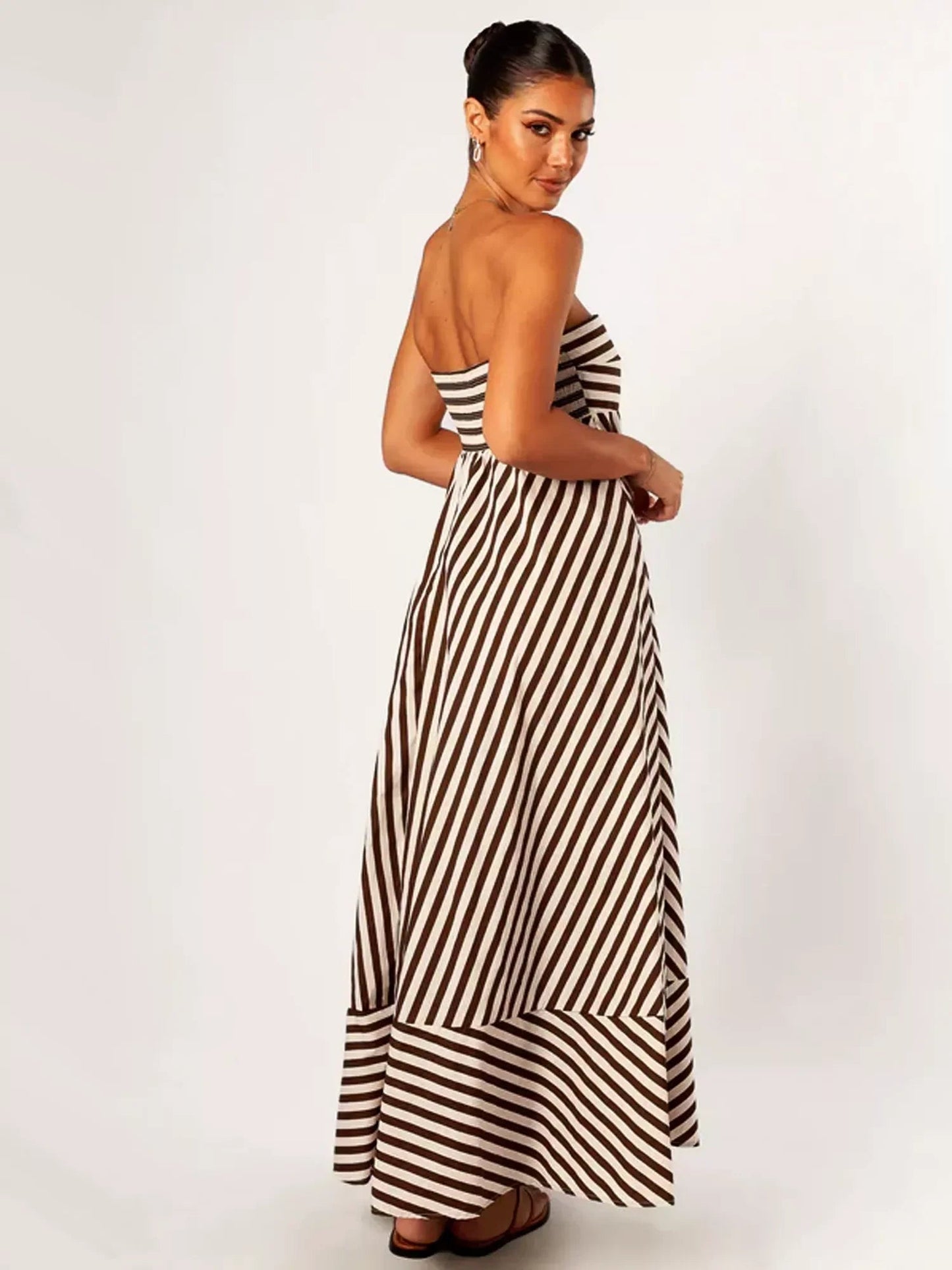 Image of Lilly | Women's Strapless A-Line Maxi Dress