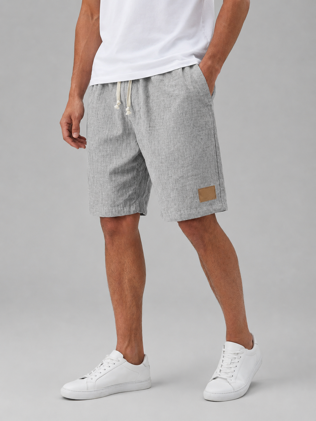 Linen-Look Shorts