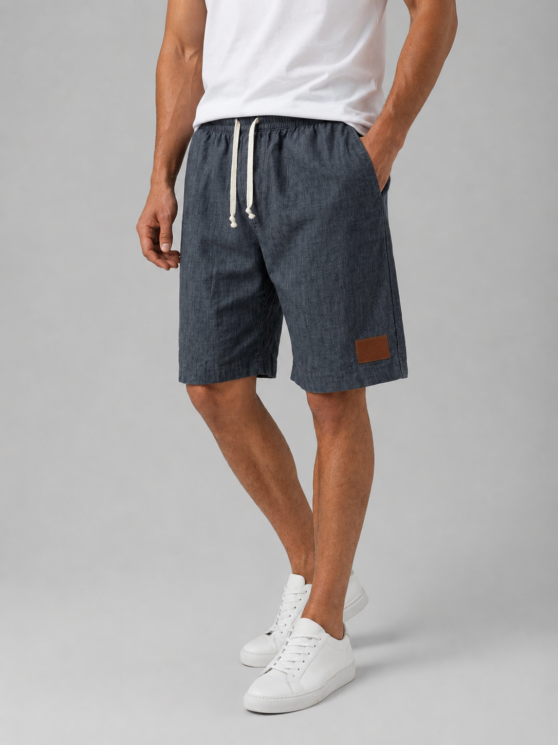 Linen-Look Shorts
